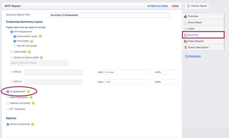 Interdisciplinary Assessments Now Available on Reports